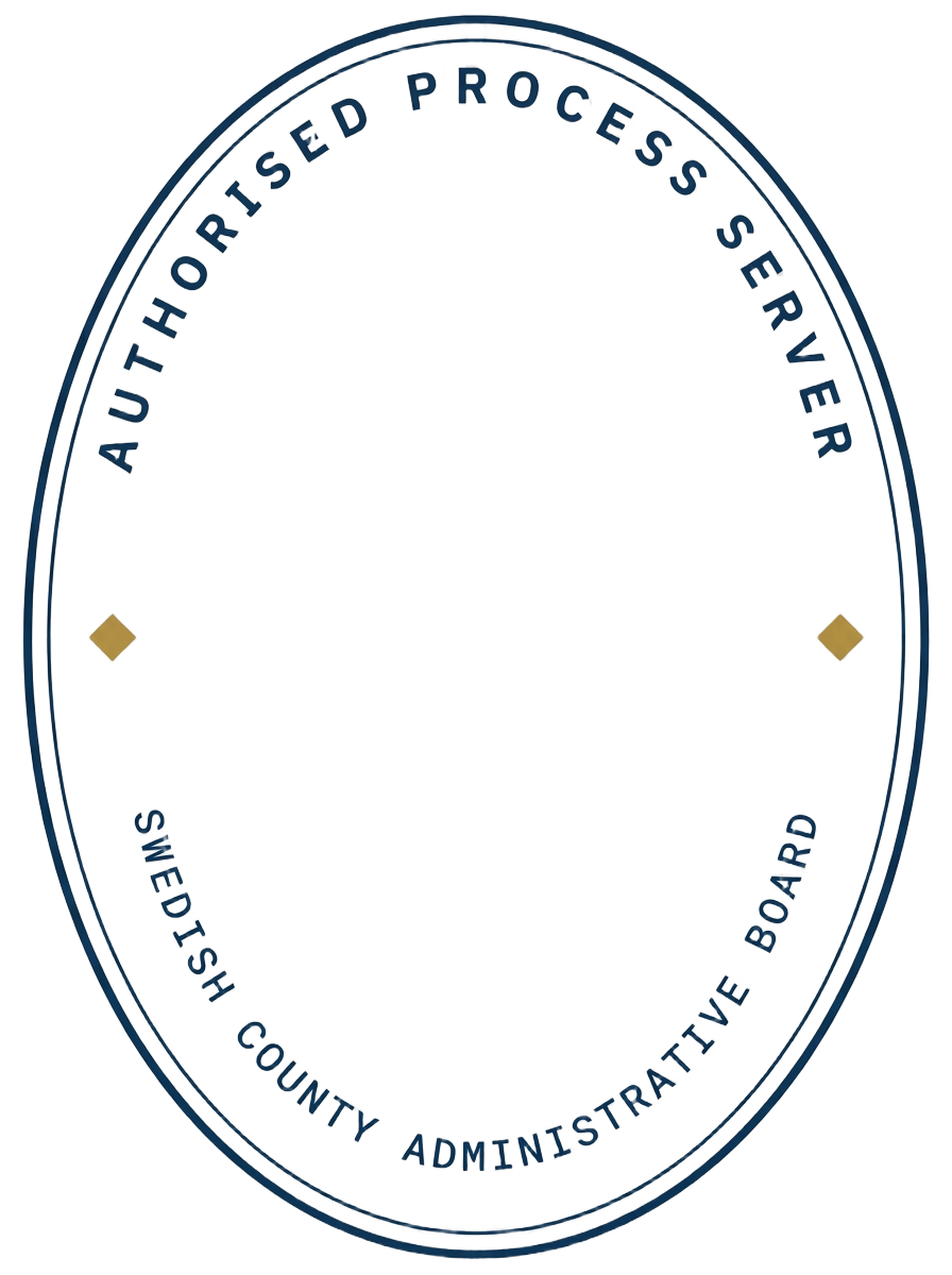 Authorised process server, Swedish County Administrative Board